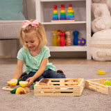 Melissa & Doug Wooden Cutting Foods Toy Set