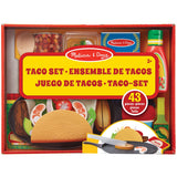 Melissa & Doug Fill & Fold Taco & Tortilla Toy Set