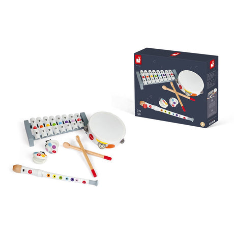Janod Confetti 4-Instrument Wooden Musical Set