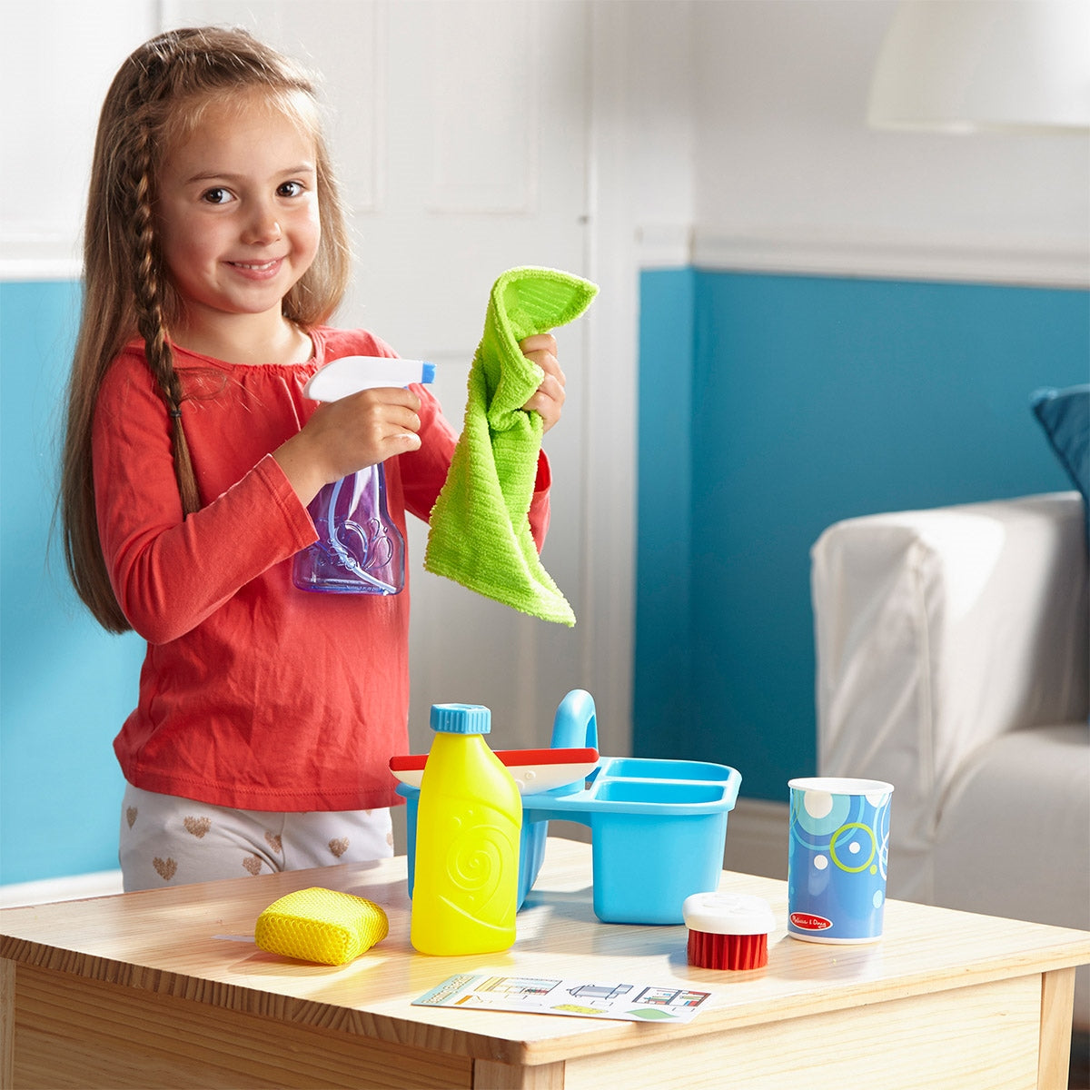 Melissa & Doug Cleaning Caddy Play Set