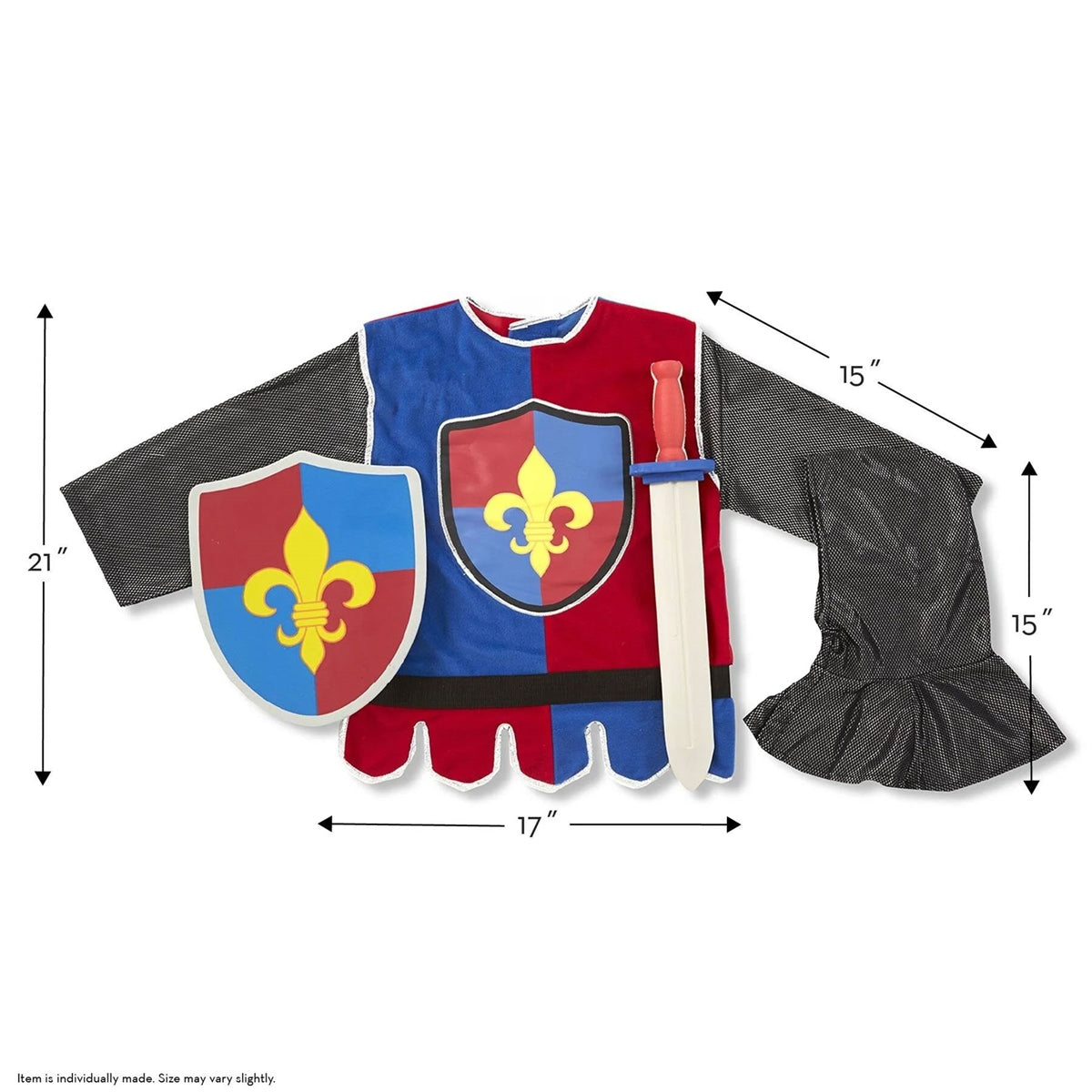 Melissa & Doug Knight Role Play Costume Set