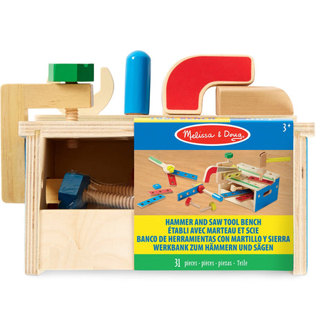 Melissa & Doug Hammer & Saw Tool Bench Playset