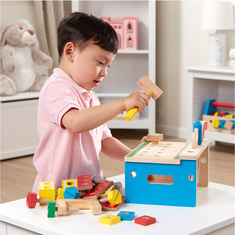 Melissa & Doug Hammer & Saw Tool Bench Playset