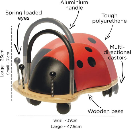 Wheelybug Ladybird Ride On Toy
