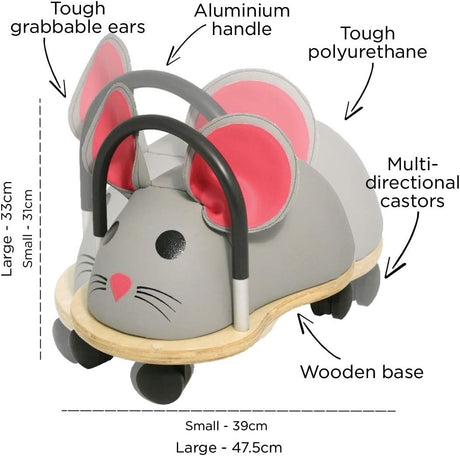 Wheelybug Mouse Ride On Toy