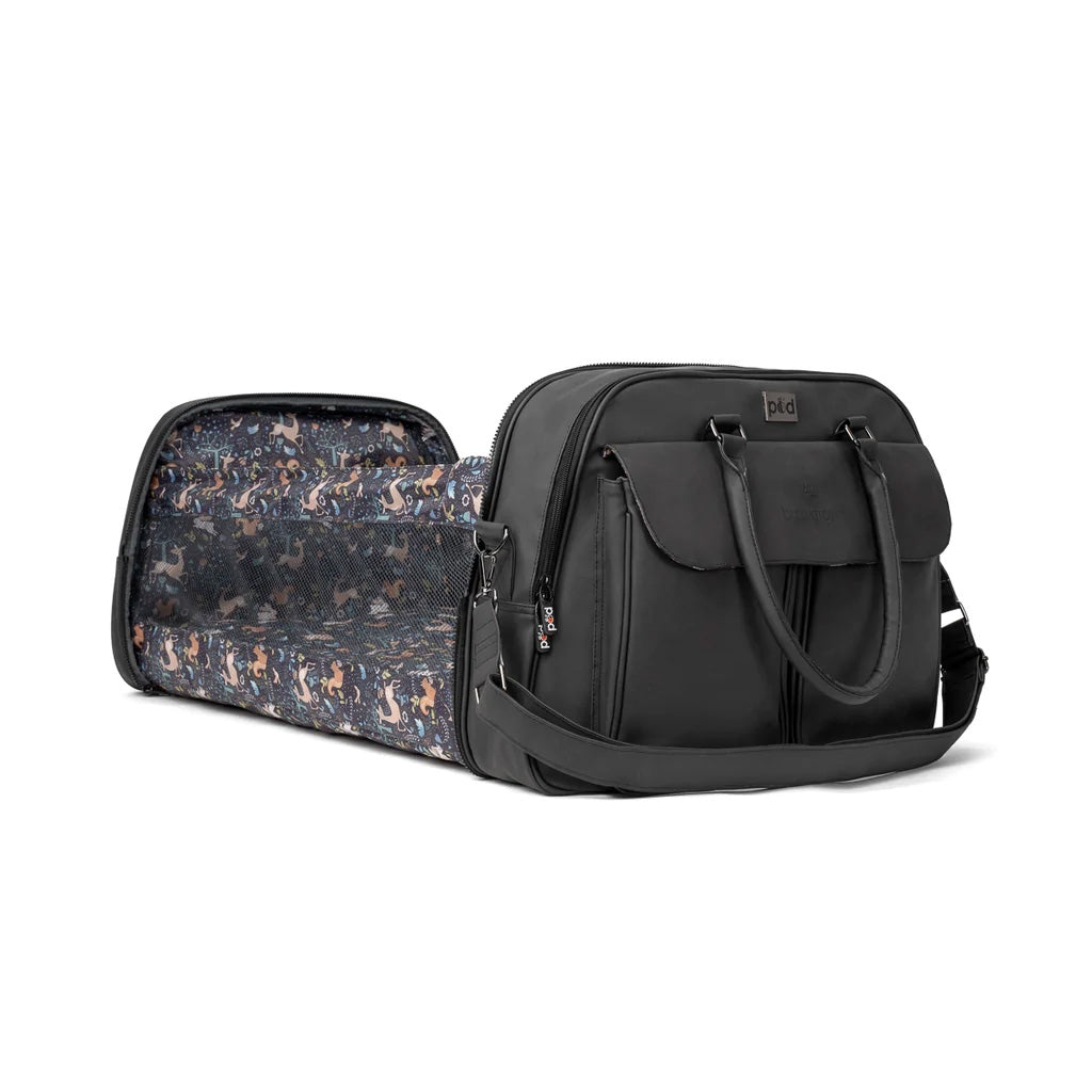 Bizzi Growin Baby Travel Crib Changing Bag POD ® - Vegan Leather