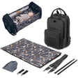 Bizzi Growin 2-in-1 Travel Bag & Baby Crib Vegan Leather - RucPOD ®