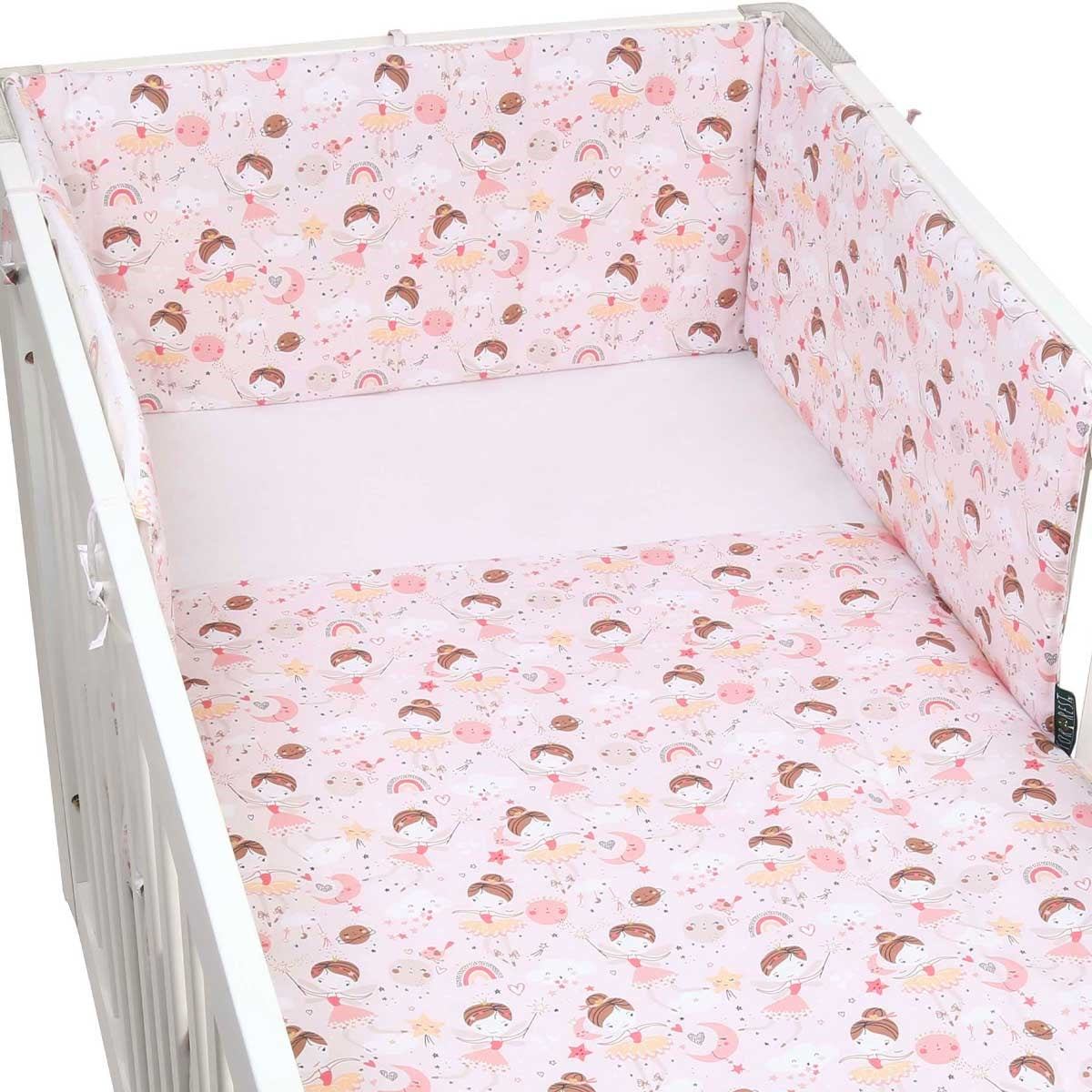 Forrest 3 Piece Reversible Cot Bed Set, Fairy