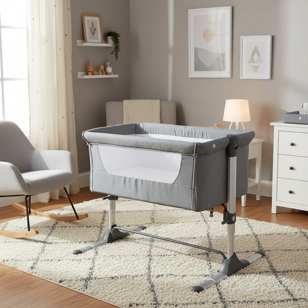 BabyLo Snuggle Cuddle Co-sleeper + Safety Mattress