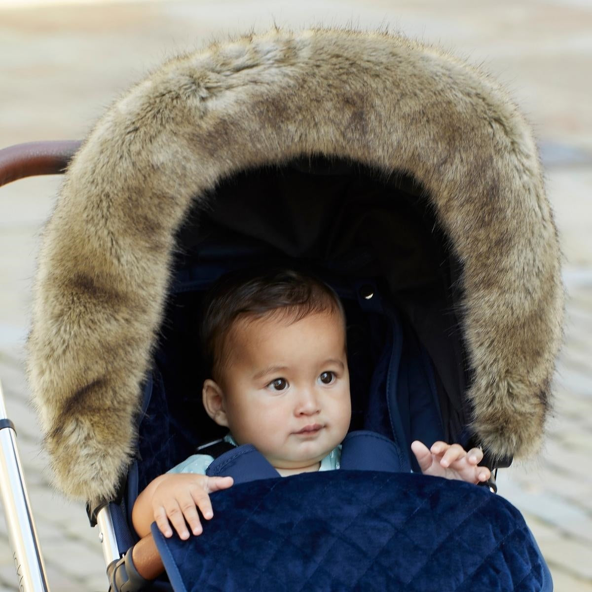 Ickle Bubba Faux Fur Pushchair Hood Trim