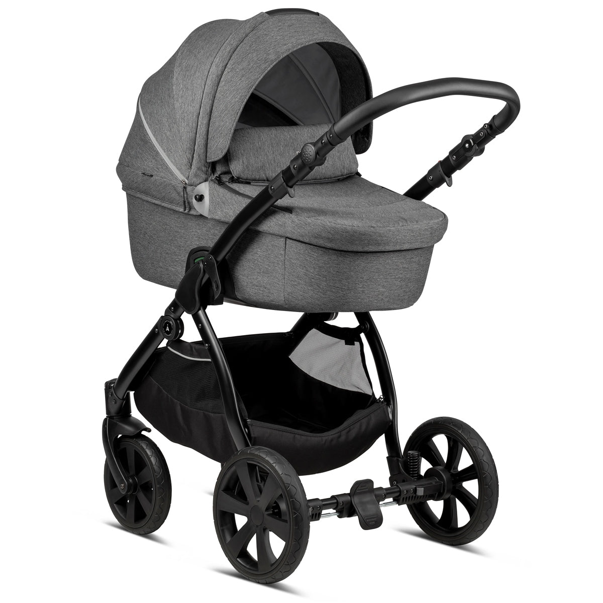 Noordi Fjordi 3in1 Essential Starter Travel & Nursery Bundle, Dark Grey