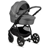 Noordi Fjordi 3in1 Essential Starter Travel & Nursery Bundle, Dark Grey