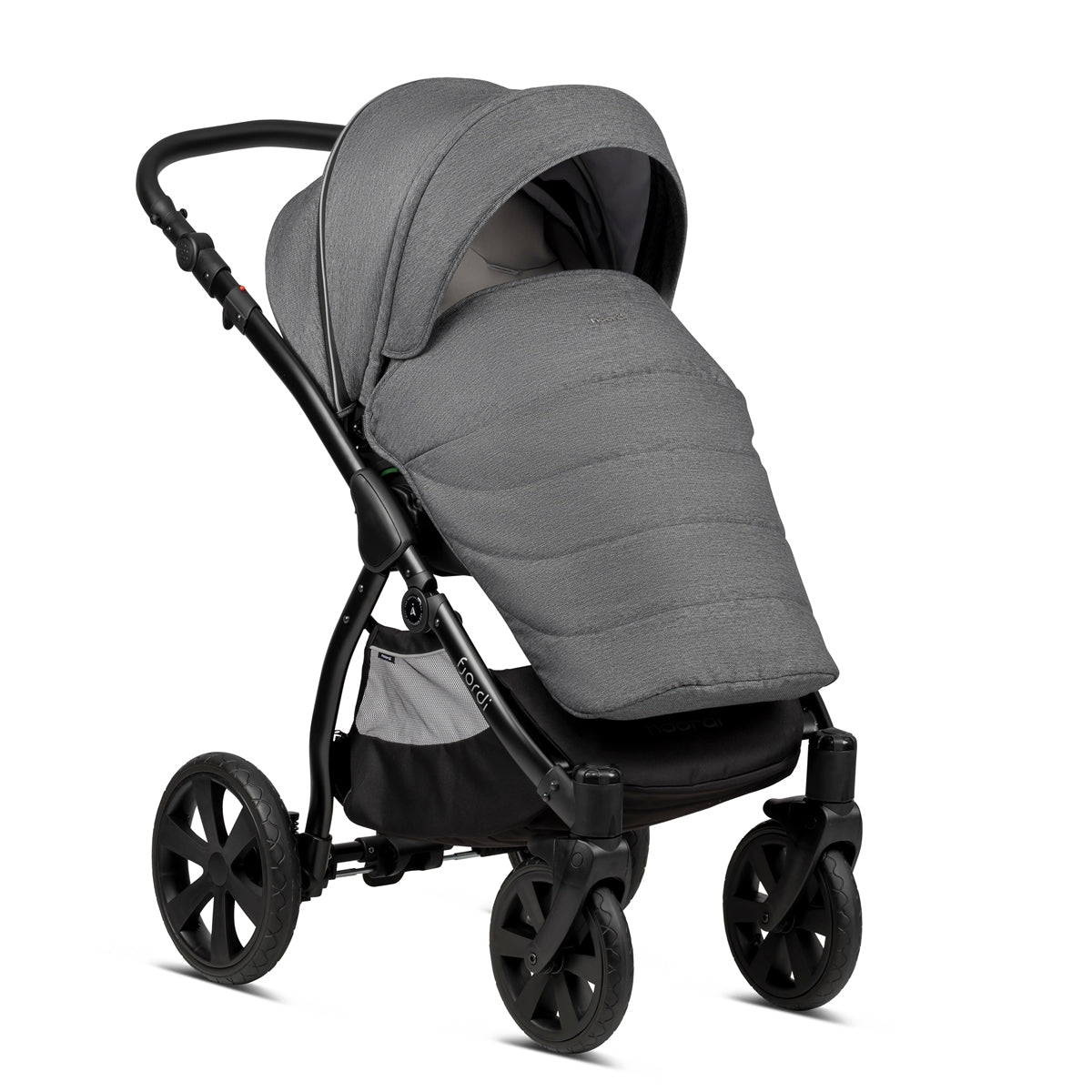 Noordi Fjordi 3in1 Essential Starter Travel & Nursery Bundle, Dark Grey