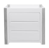 Cocoon Evoluer 4in1 Cotbed + Change Area Dresser, White / Grey