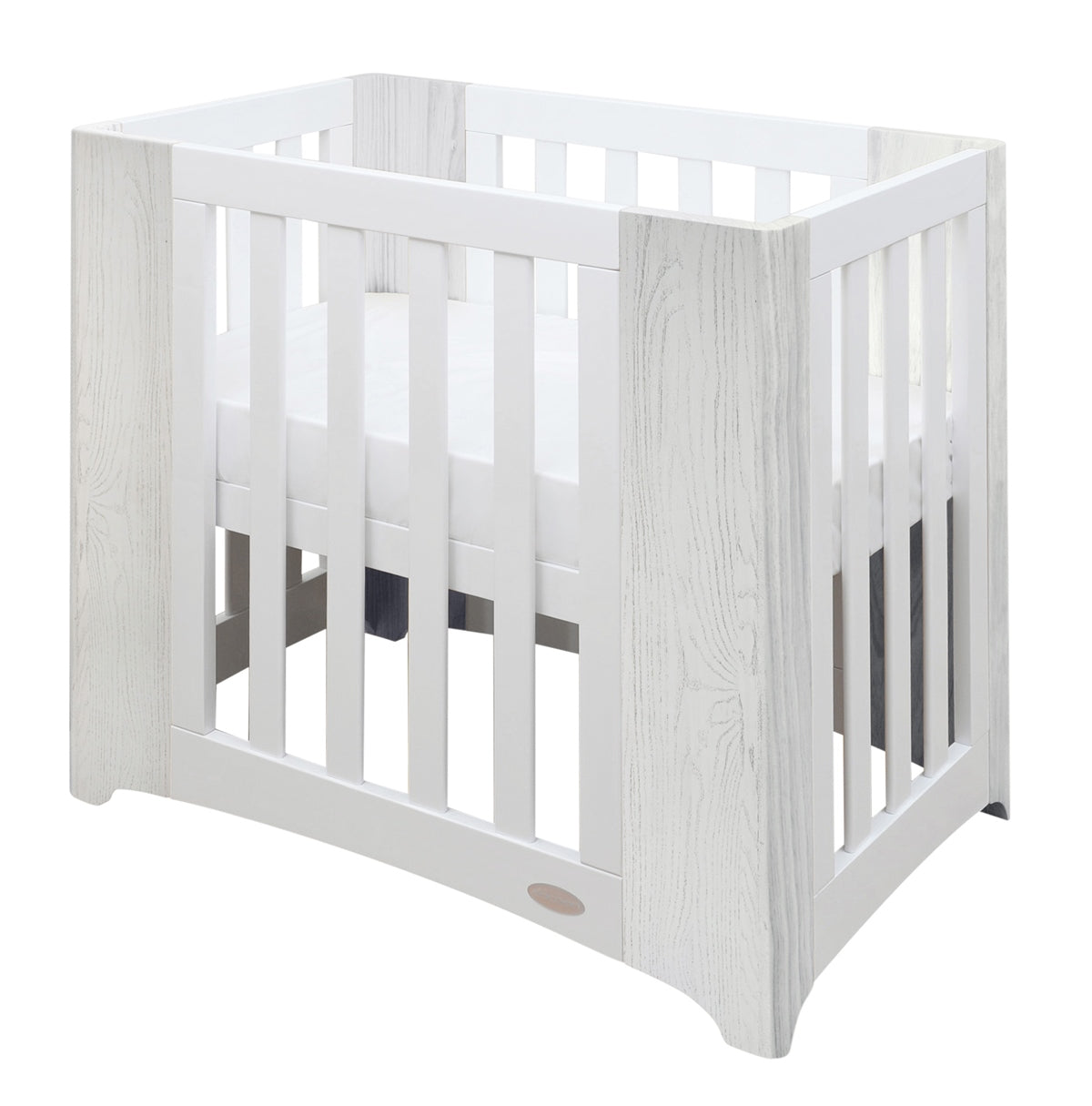 Cocoon Evoluer 4in1 Cotbed + Change Area Dresser, White / Grey