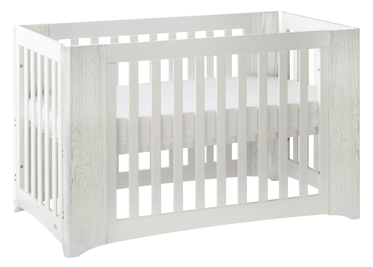 Cocoon Evoluer 4in1 Cotbed + Change Area Dresser, White / Grey
