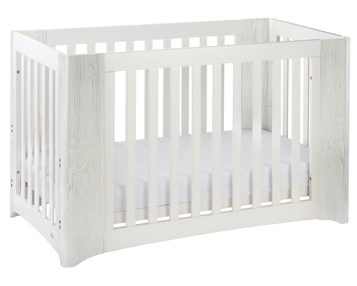 Cocoon Evoluer 4in1 Cotbed + Change Area Dresser, White / Grey