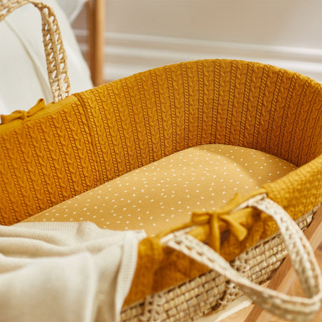 Little Green Sheep Organic Moses Basket Fitted Sheet