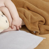 Little Green Sheep Organic Knitted Fleece Baby Blanket