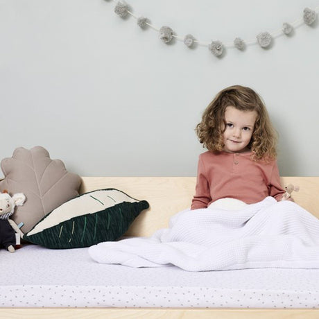 Little Green Sheep Organic Knitted Fleece Baby Blanket