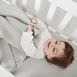 Little Green Sheep Organic Knitted Cellular Baby Blanket