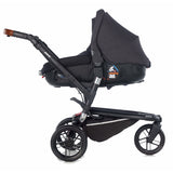 Jane Trider + Micro Pro Carrycot 3in1 Pram, Cold Black
