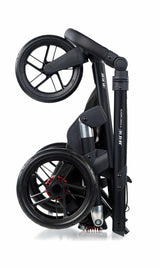 Jane Trider + Micro Pro Carrycot 3in1 Pram, Cold Black
