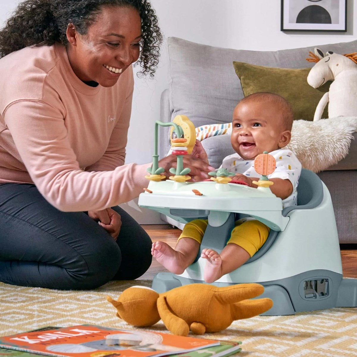 Mamas & Papas Bug 3-in-1 Floor & Booster Seat with Activity Tray
