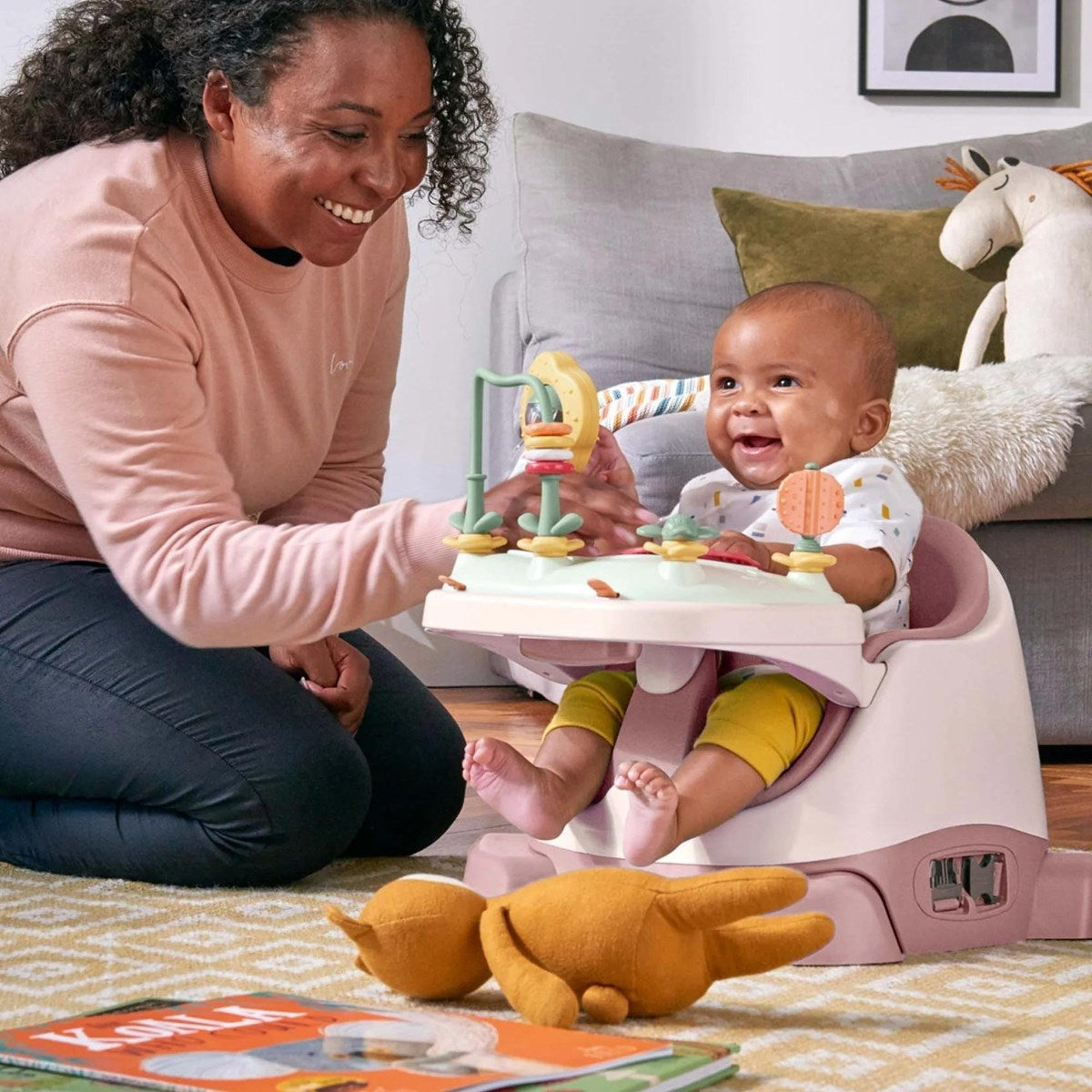 Mamas & Papas Bug 3-in-1 Floor & Booster Seat with Activity Tray