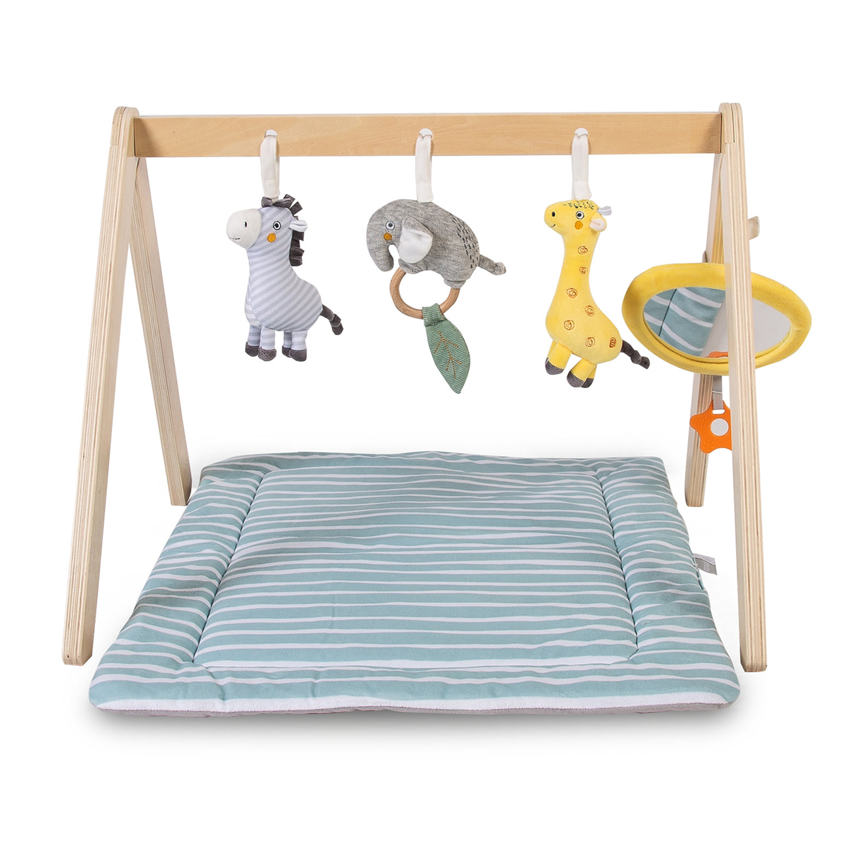 Red Kite Wooden Activity Arch with Play Mat & Activity Toys