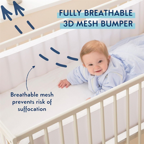 PurFlo Breathable Cot Wrap / Cot Bumpers