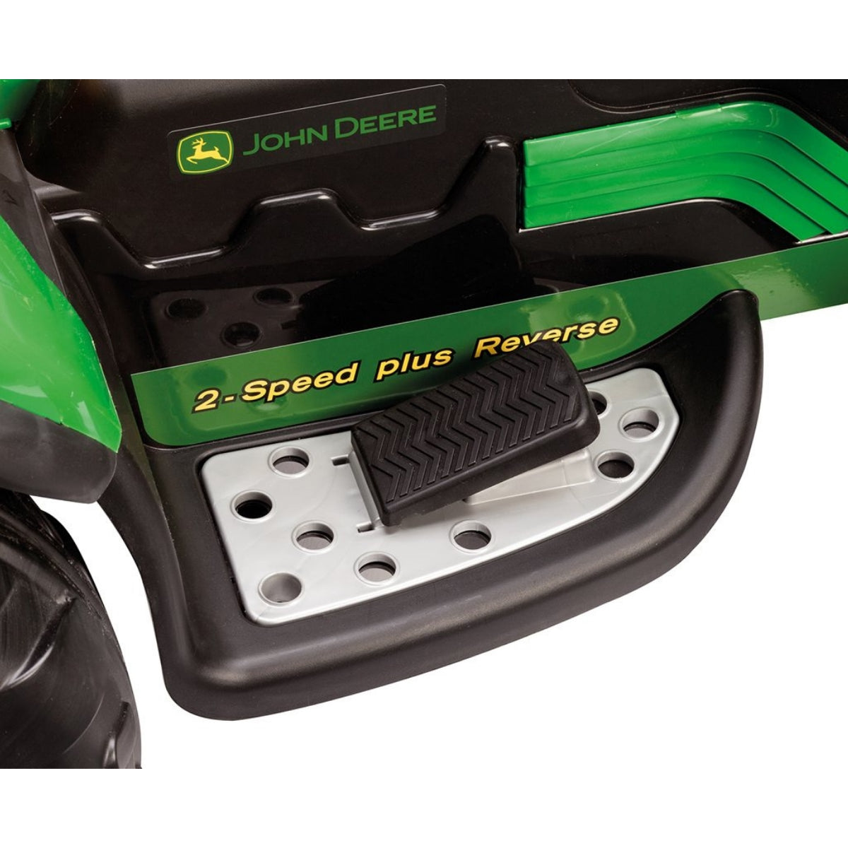 Peg Perego John Deere Ground Loader 12 Volt + Stake-Side Trailer