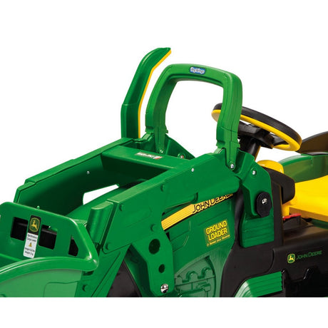 Peg Perego John Deere Ground Loader 12 Volt + Stake-Side Trailer