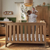 CuddleCo Burford 3 Piece Nursery Furniture Set - Oak