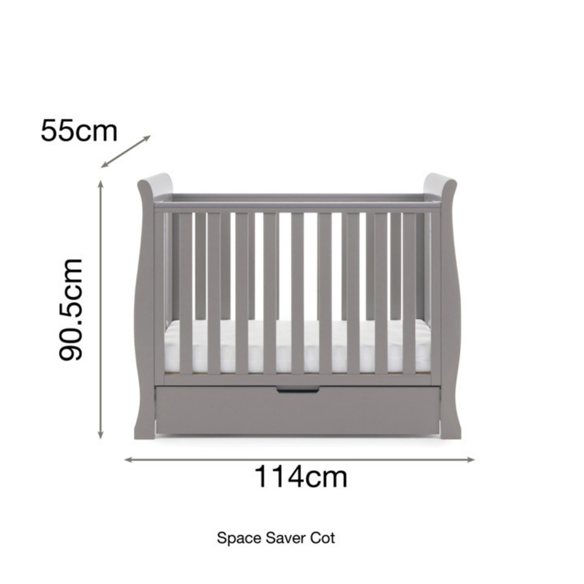 OBaby Stamford Space Saver Cot