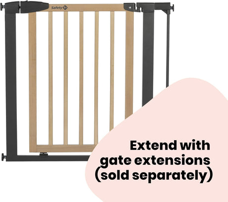 Safety 1st Simply Close Wood and Metal Safety Gate