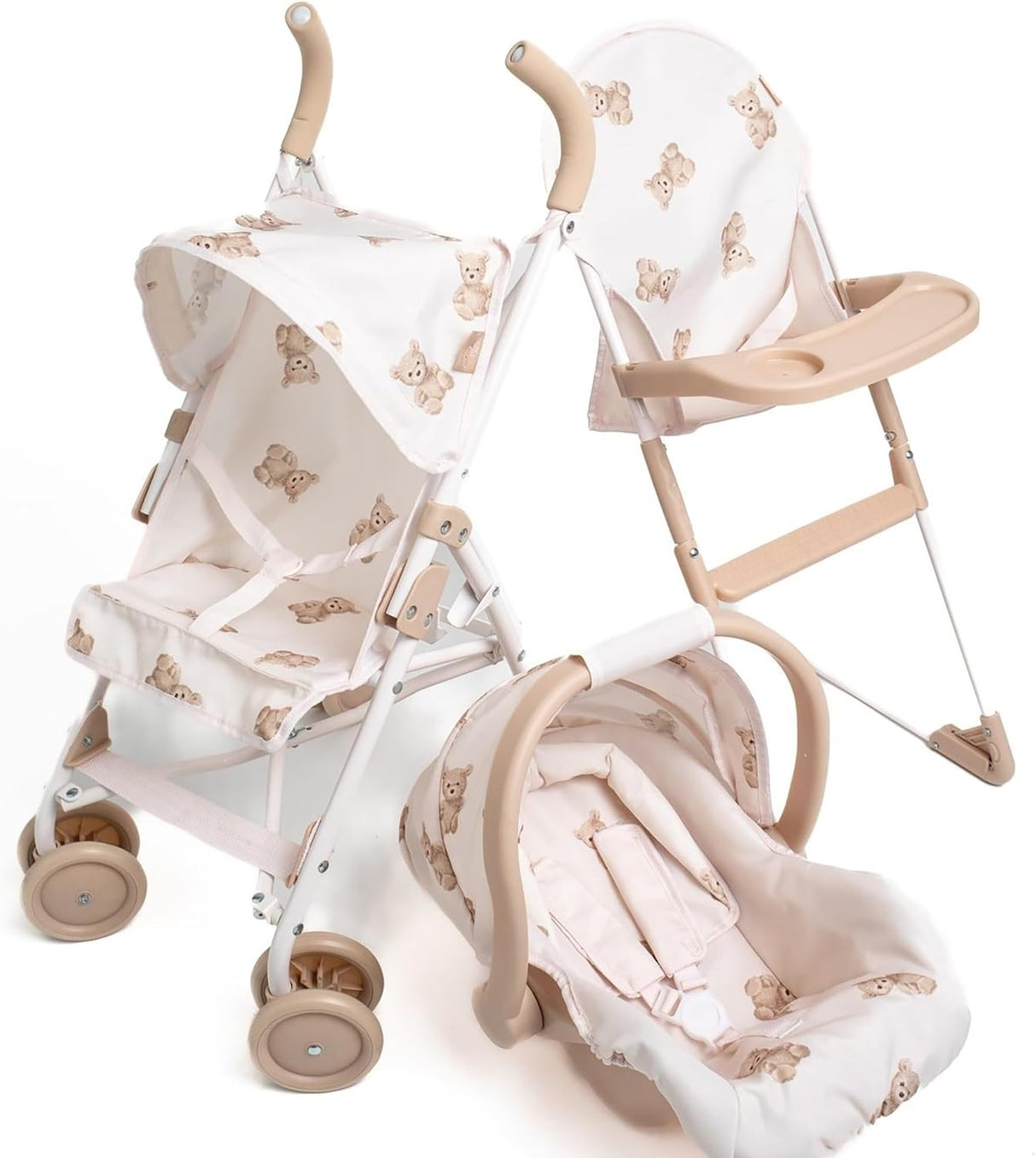 Roma Teddy Dolls XL Umbrella Buggy for Dolls Up to 42cm