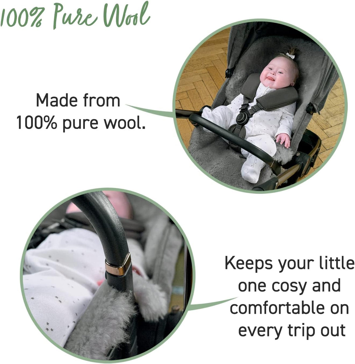 Mamas & Papas Luxury Sheepskin Pushchair Liner