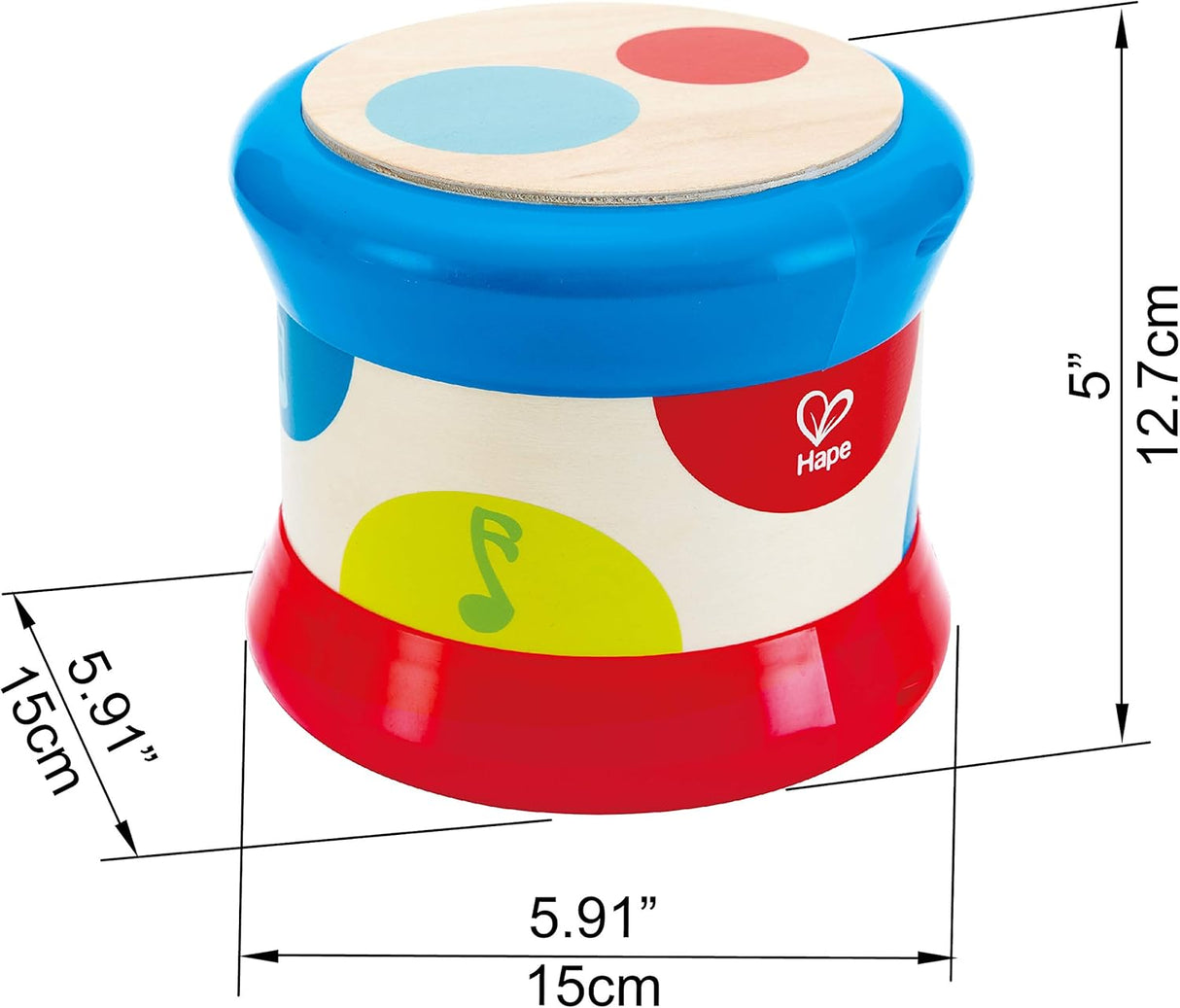 Hape Baby Drum
