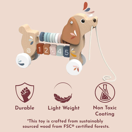 Speedy Monkey Puppy Pull Along