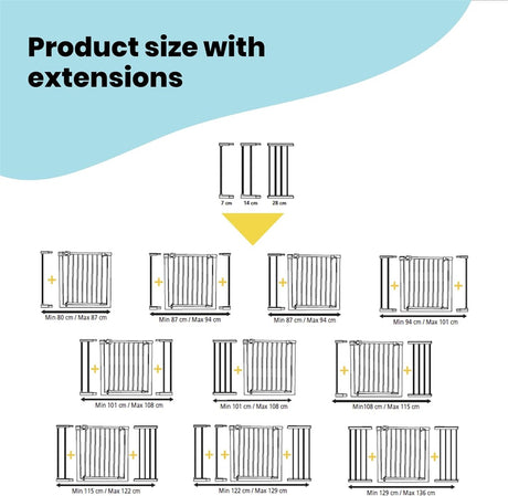 Safety 1st Auto Close Pressure Fit Safety Gate (73-80cm).