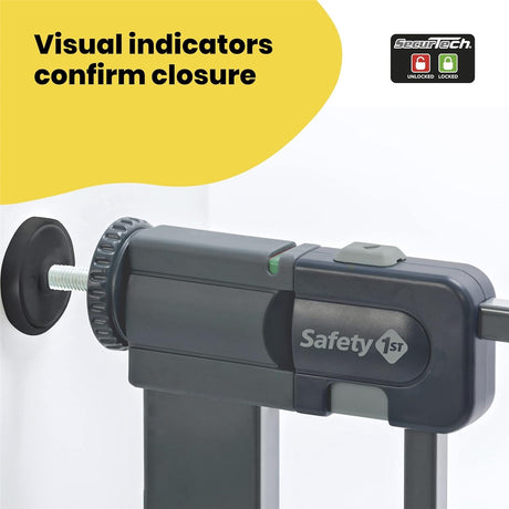 Safety 1st SecureTech Easy Close Metal Pressure Safety Gate (73-80cm)