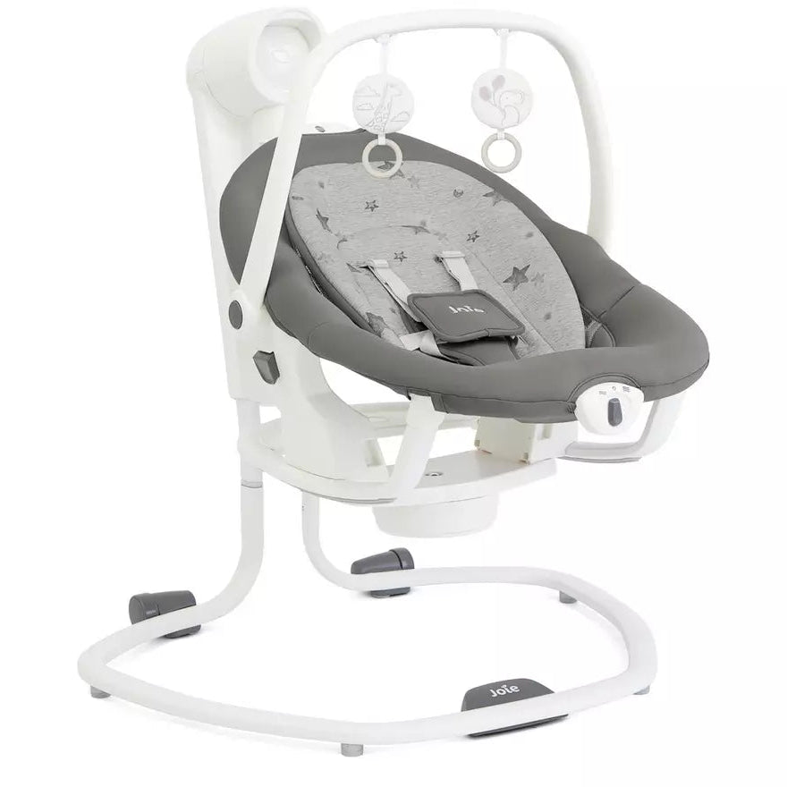 Joie Serina 2in1 Baby Swing & Rocker with Vibration & Lullabies - Cosmo Grey