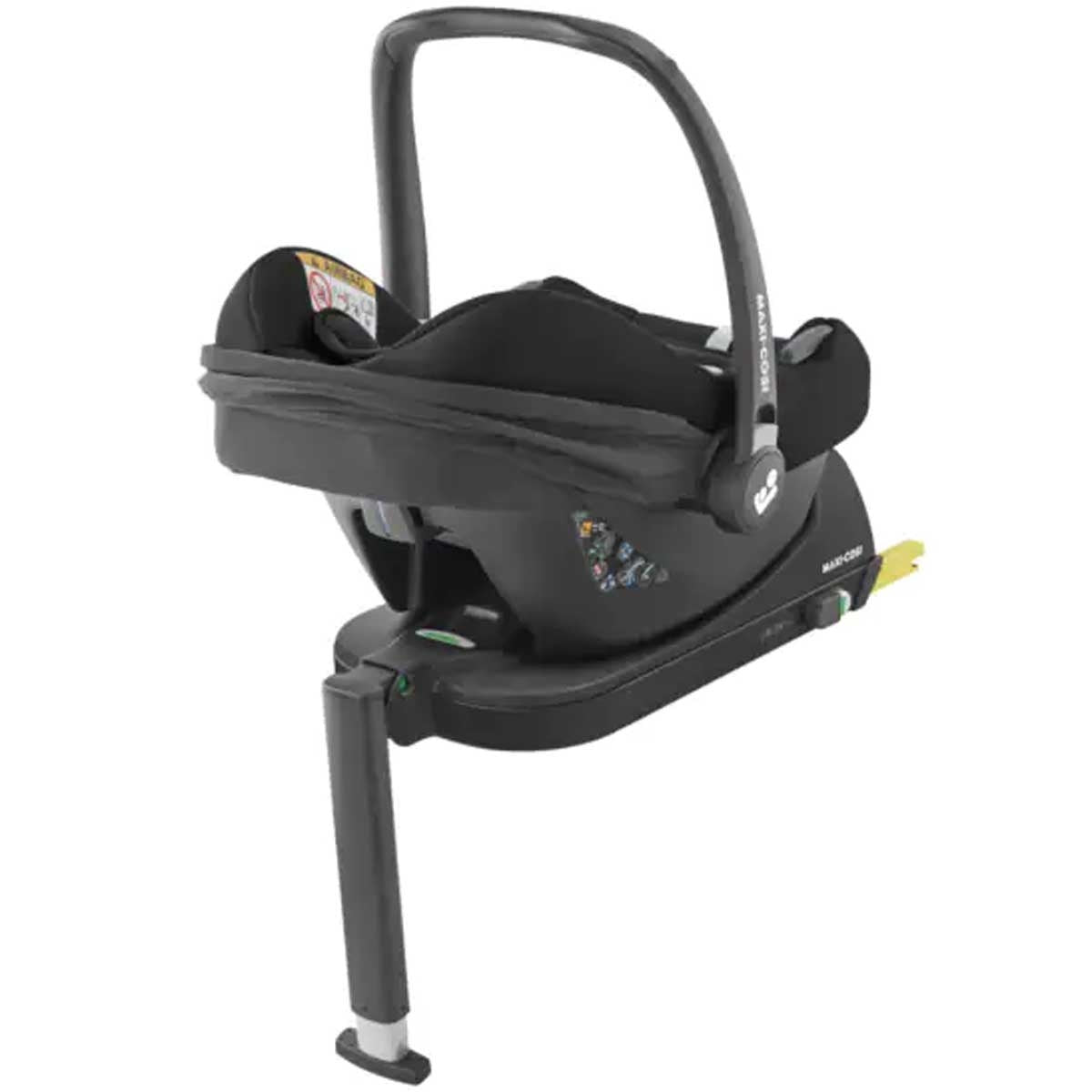 BabyStyle Oyster 3 Essential Cabriofix i-Size Bundle, Caviar
