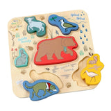 Rainbow Designs We‚Äôre Going On a Bear Hunt Wooden Shape Puzzle