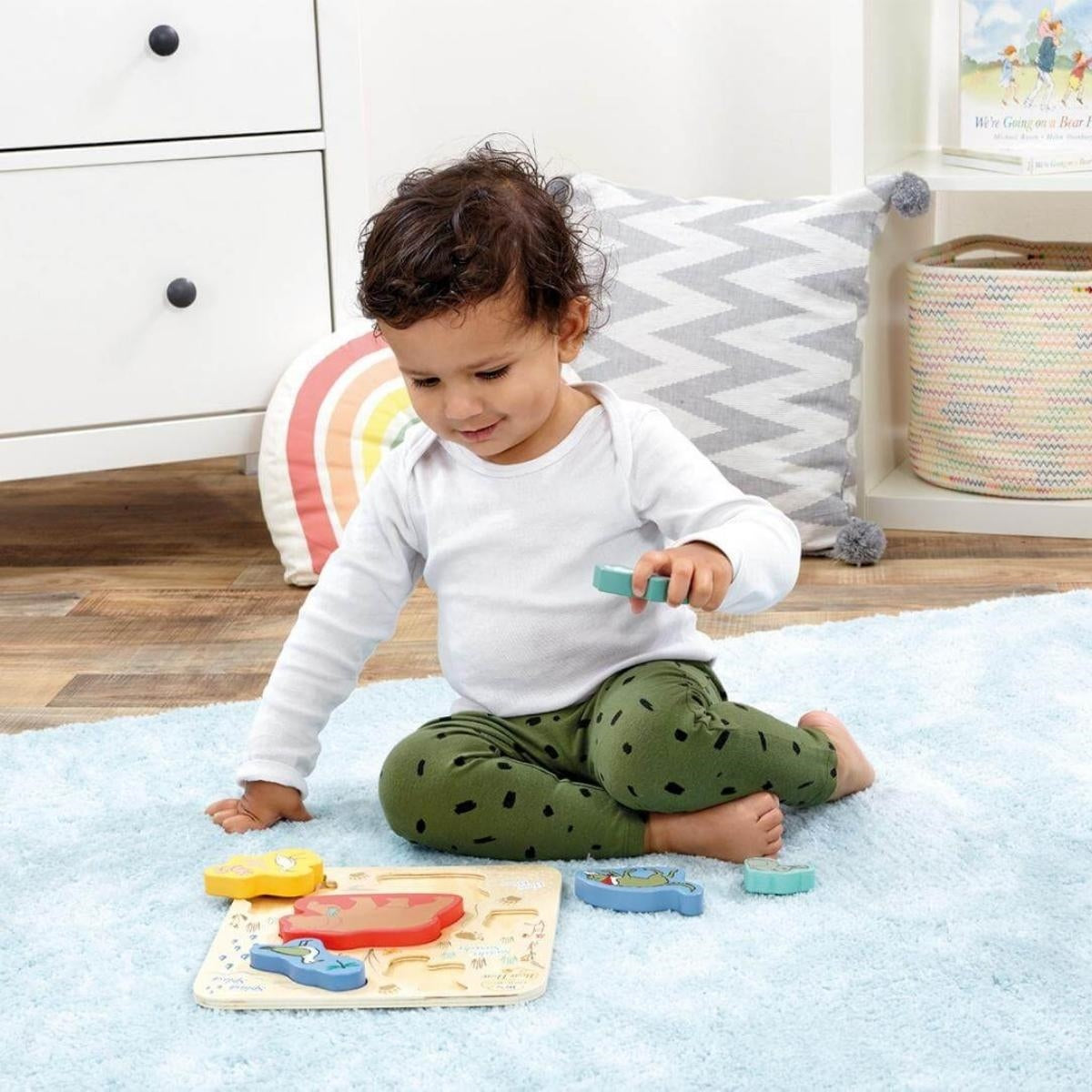 Rainbow Designs We‚Äôre Going On a Bear Hunt Wooden Shape Puzzle