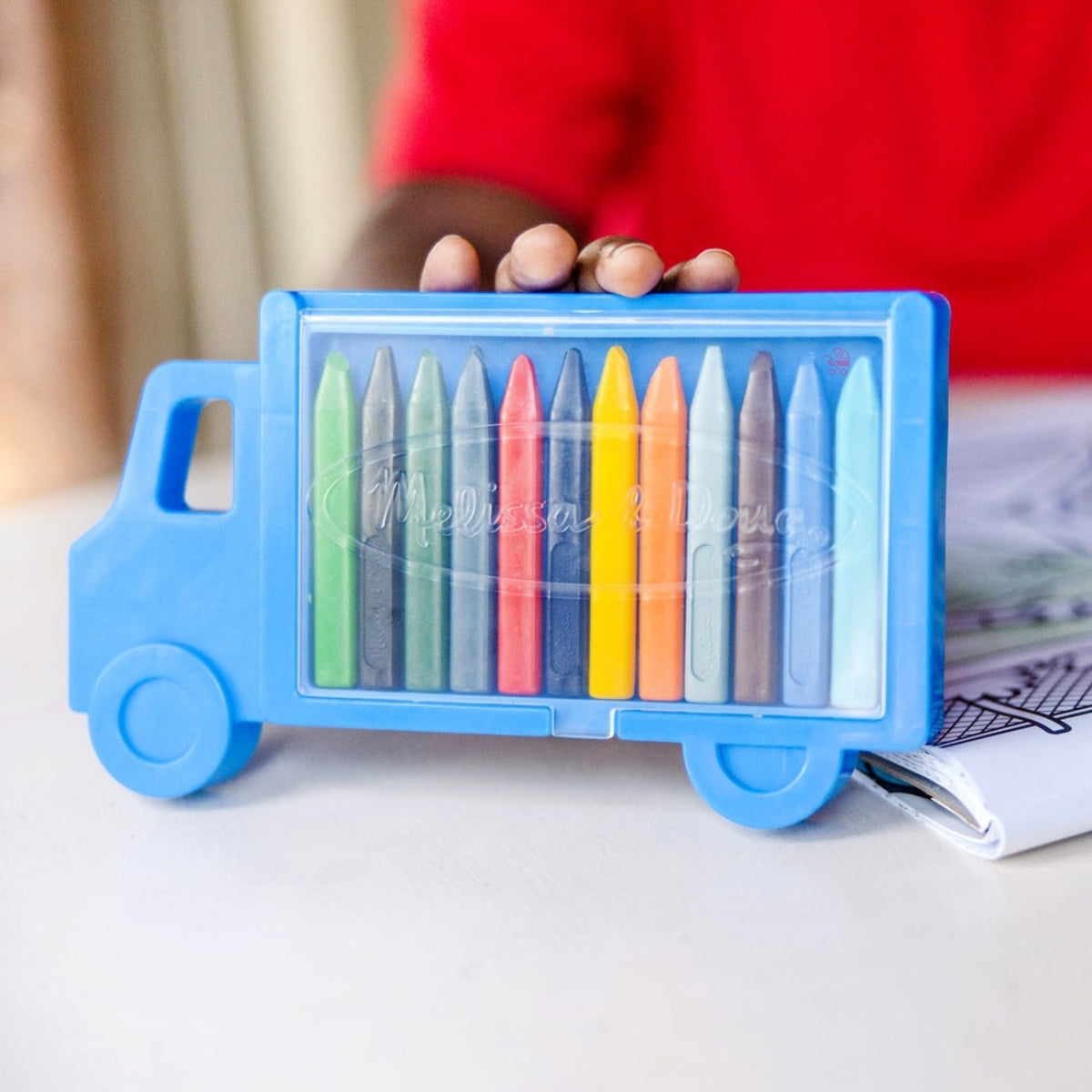 Melissa & Doug Truck Crayon Set