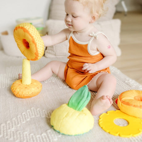 Melissa & Doug Pineapple Soft Stacker Toy