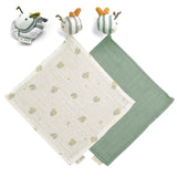 Jane Dou-Dou Reversible Bamboo Baby Security Blanket