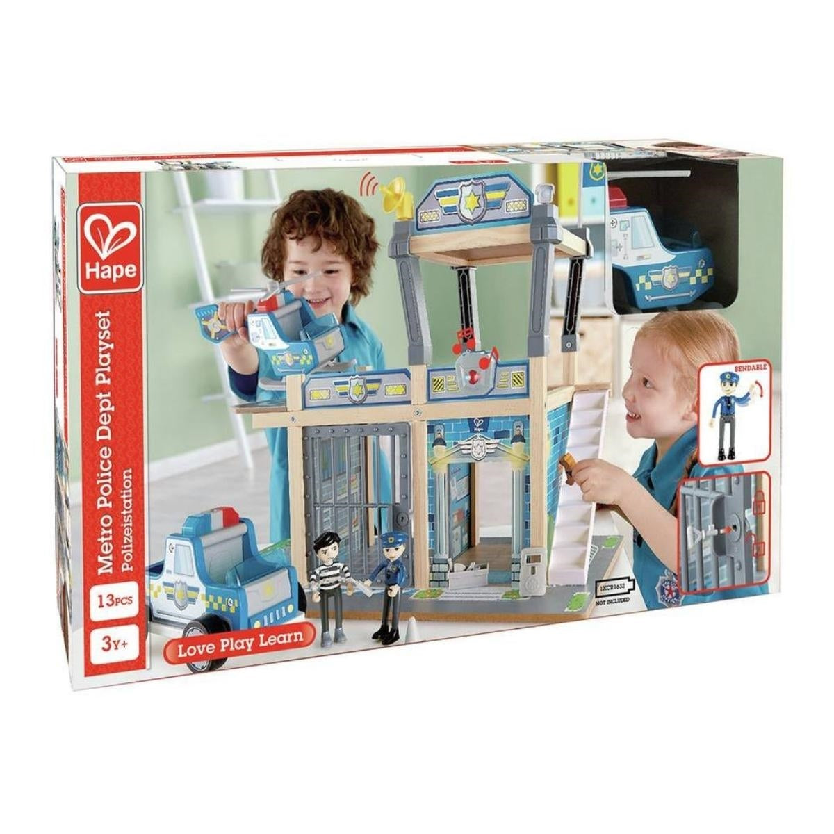 Hape Metro Police Dept Playset